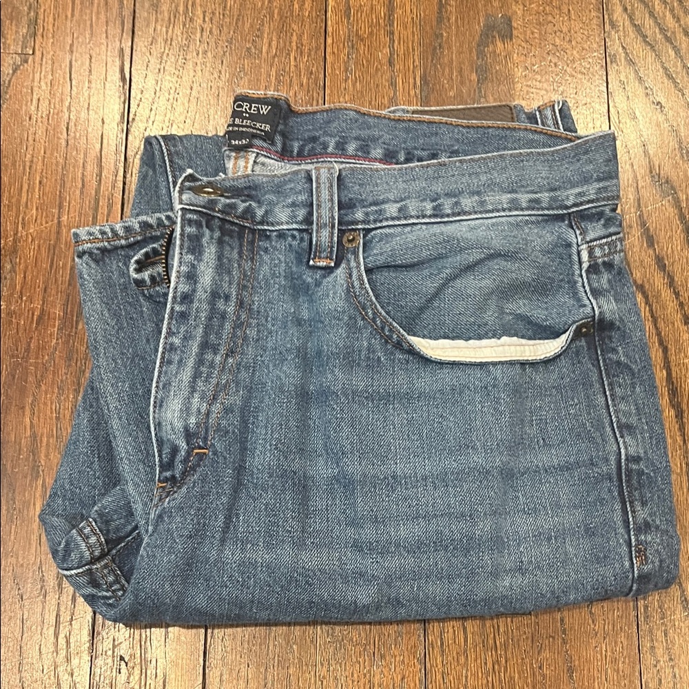 J. Crew Relaxed Fit Men’s Blue Jeans
